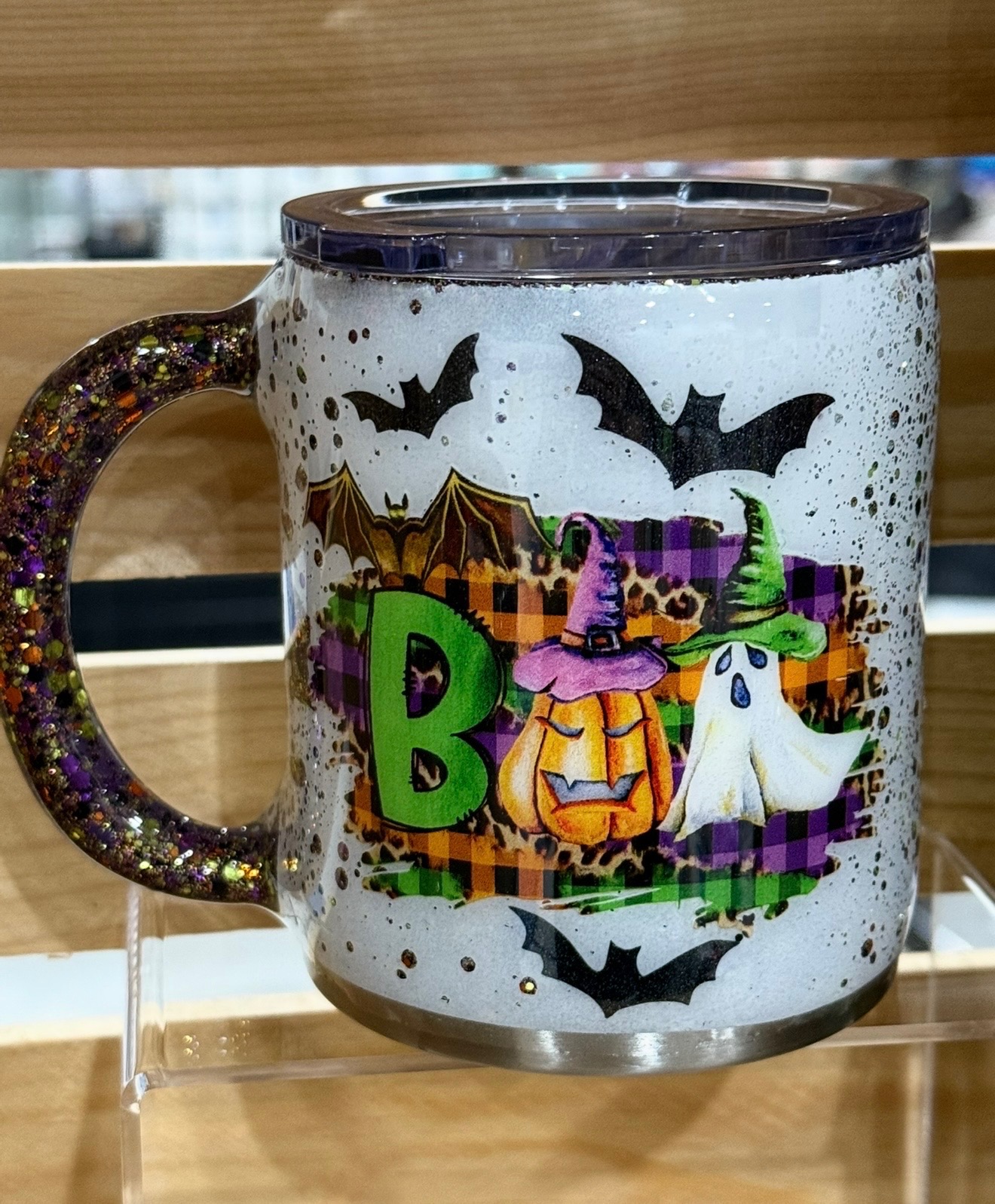 Boo Ghost & Pumpkin Mug