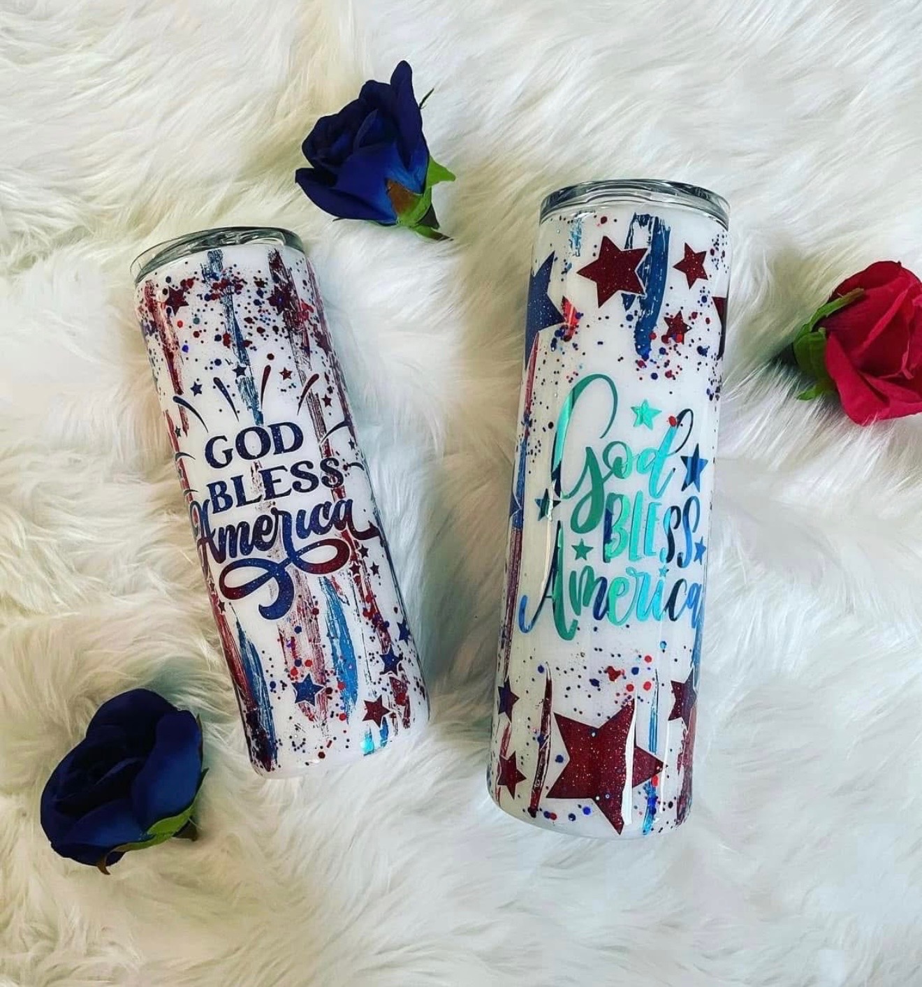 God Bless America Tumbler Set
