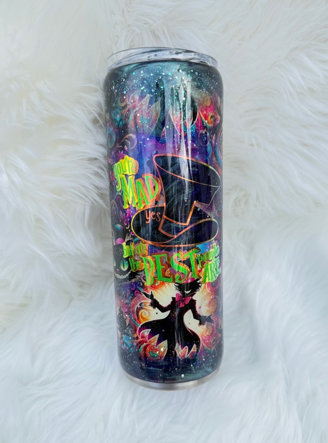 Mad Hatter Alice Tumbler