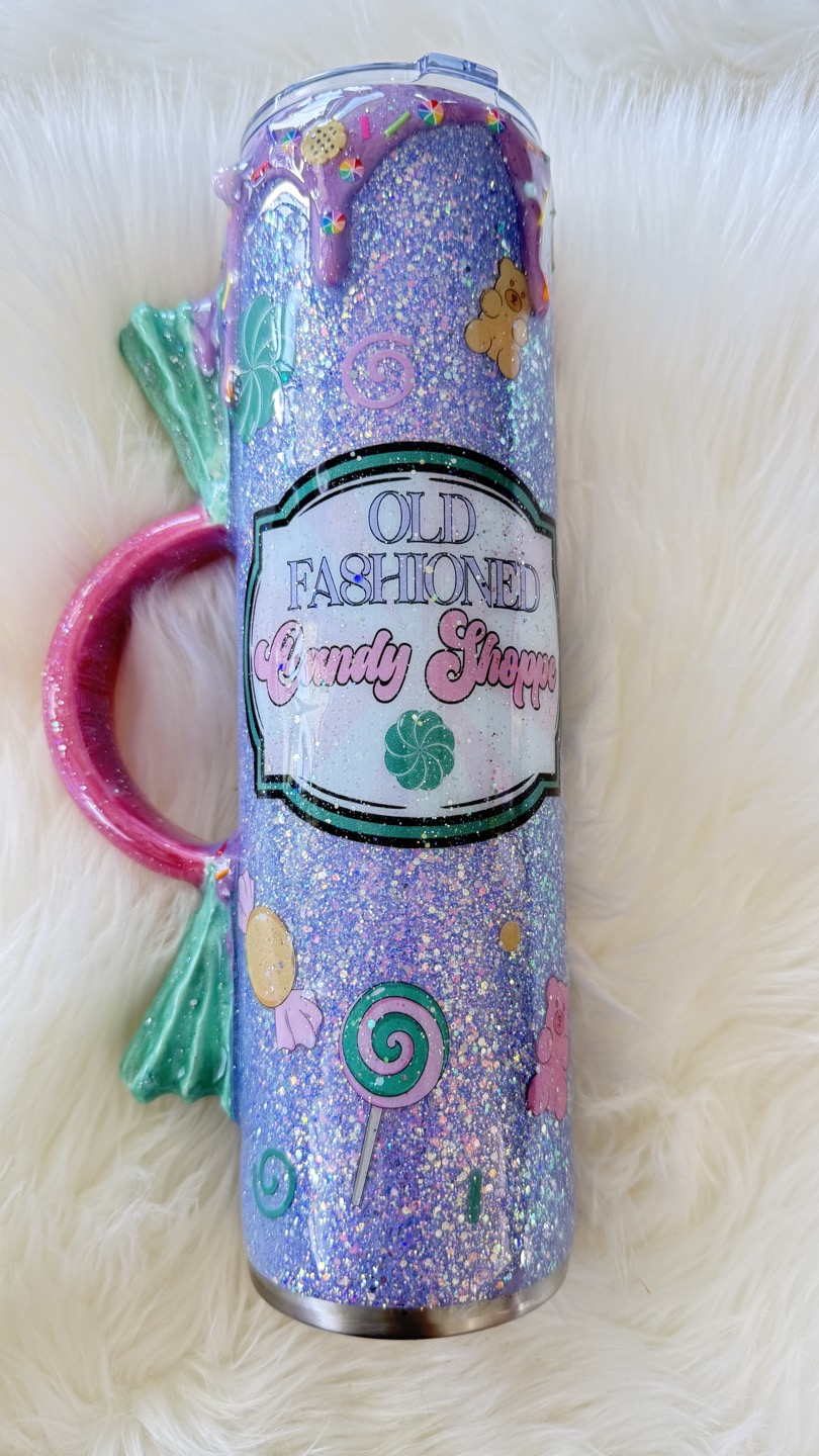 Old Fashioned Candy Shoppe Tumbler (Purple, 32 oz)
