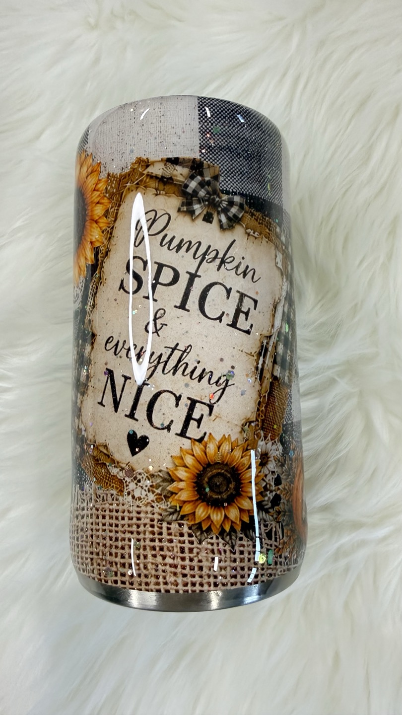 Pumpkin Spice & Everything Nice Tumbler (16 oz)