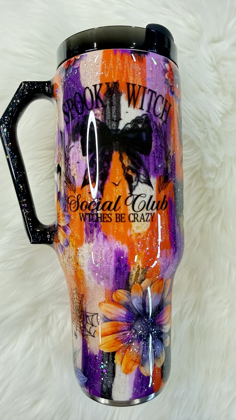 Spooky Witch Social Club Tumbler (40 oz)