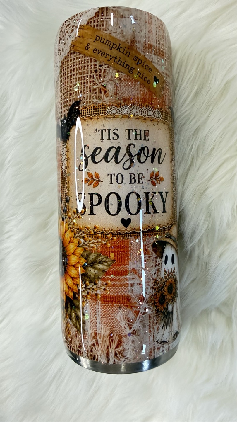 'Tis the Season to Be Spooky Tumbler (24 oz)